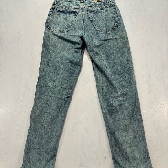 Vintage 80s 90s Code Bleu Acid Wash Jeans Women’s High Rise Straight 14 - Picture 4 of 16